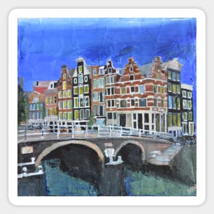 Amsterdam, Canals and Bridge, Sticker